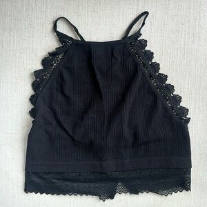 Open back crop top